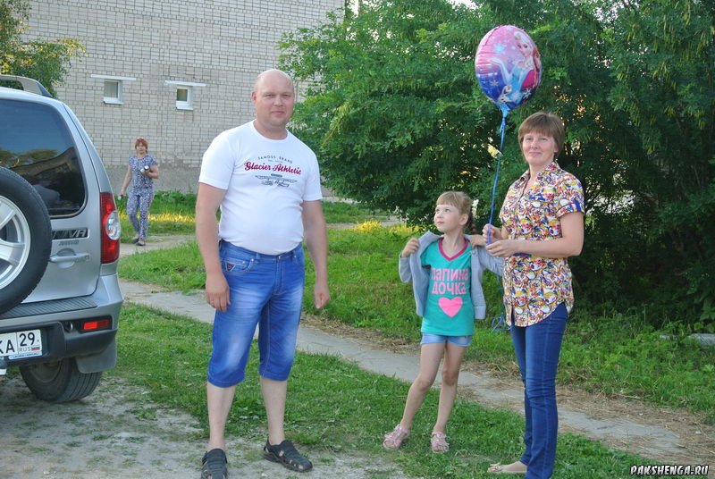 Пакшары и гости Пакшеньги на празднике День деревни 12 июля 2014 года